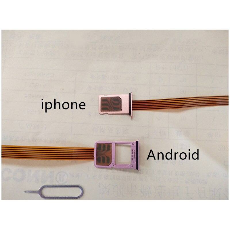 T13 12 Karte Slot SIM Karte Adapter Multi-SIM Kartenleser Grün (Für IPhone) Android Mini SIM Nano Sim Karte Freies Starten Schalter