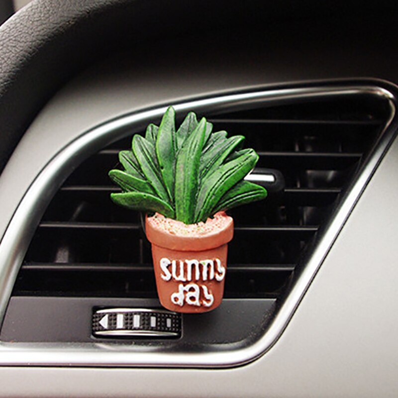 Creatieve Cactus Auto Aroma Diffuser Geuren Voor Auto Luchtverfrissers Smaakstof In Auto Parfum Auto Geur Accessoire Air Vent Clip