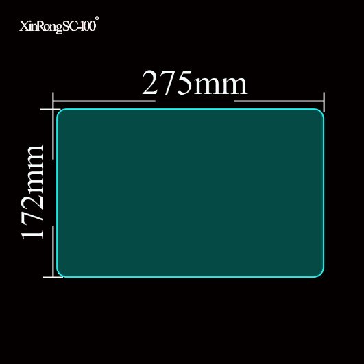 For 11.6 10.1 10.0 10 9.6 9.0 8.0 7.85 7.0 inch Android tablet Tempered Glass Screen Protective Film Universal Size: 235*165mm: 9