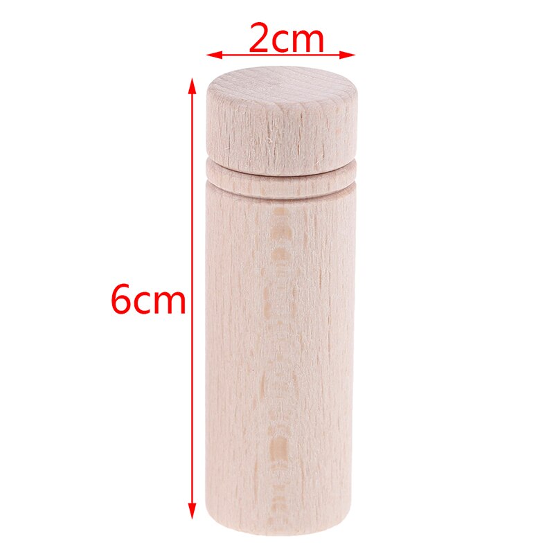 1Pc Wooden Portable Needle Storage Case Wooded Container DIY Sewing Embroidery Pins Organizer: L