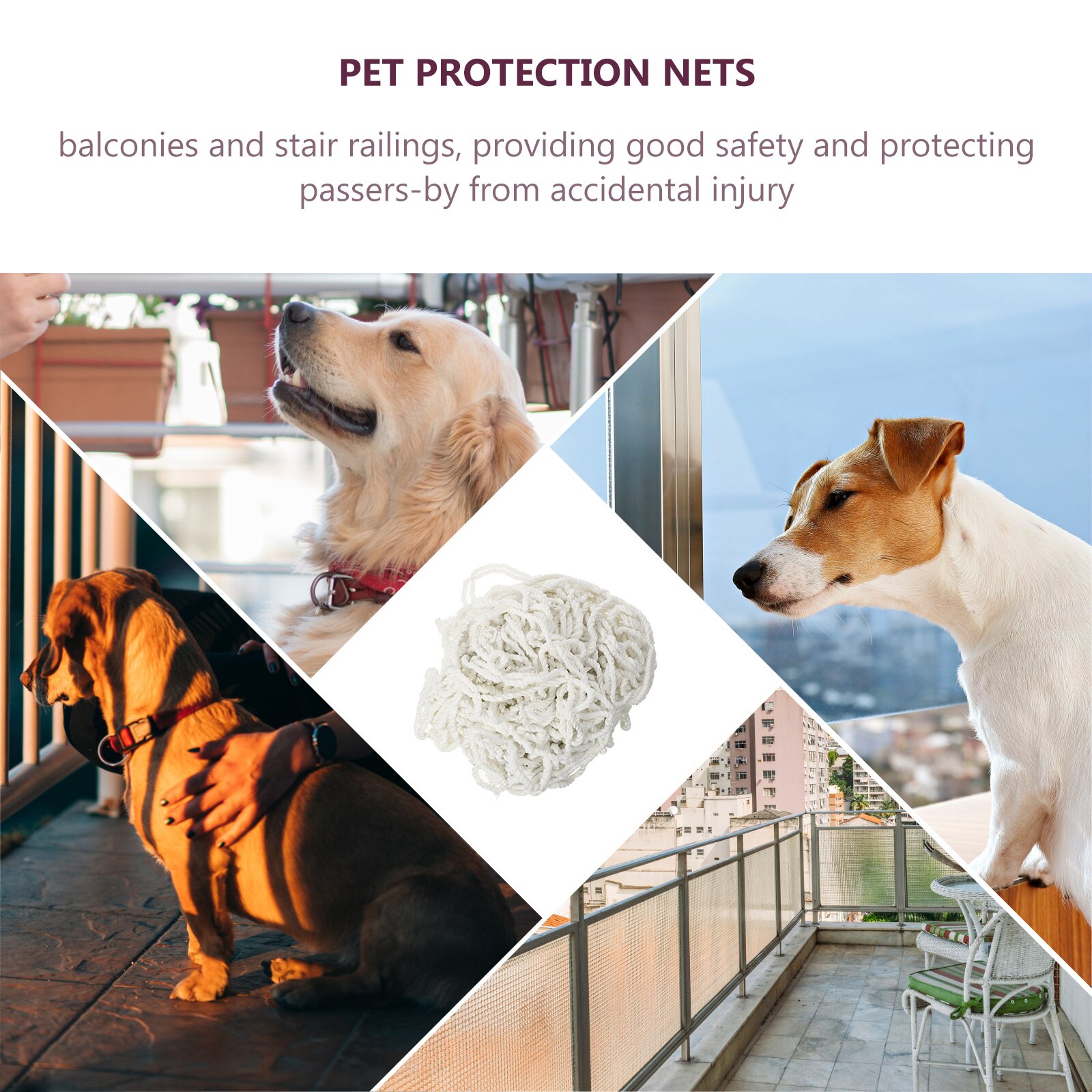 Household Pet Mesh Anti-fall Dog Netting Balcony Cat Netting Pet Accessory