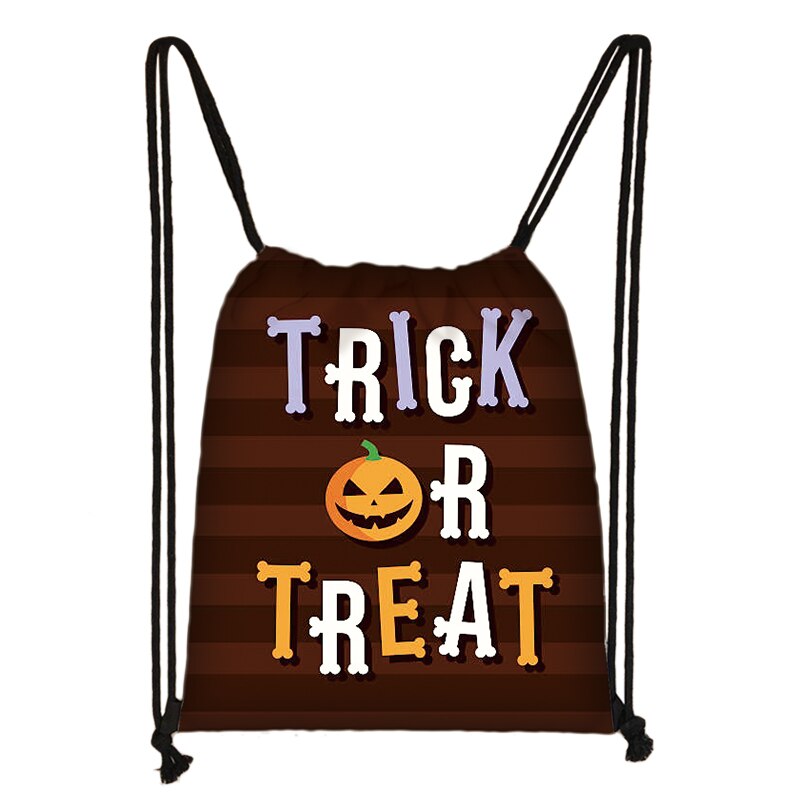 Honkus ponkus heks eend trekkoordtas halloween dames opbergzakken hocus pocus rugzak meisjes snoepboek tas: Skdholloween 04