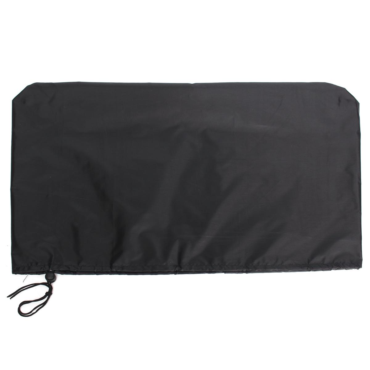 Cubierta protectora impermeable para Monitor de tableta, cinta de poliéster con cordón, 2 colores, 21, 24, 28, 34 pulgadas: Black / 86x10x35cm