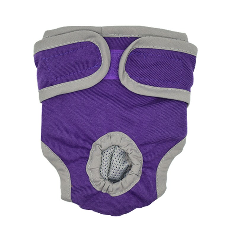 Haustier Weibliche Hund Physiologischen Hosen Sanitär Windel Waschbar Menstruation Unterwäsche Slip Für Kleine Mittel Mädchen Hunde kurze Hose: Lila / XL