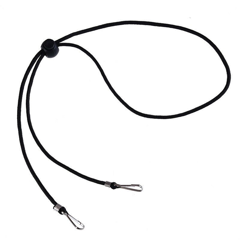 7 Colors Adjustable Mask lanyard Extender Non-slip Mask Hooks Extension Ear Grips Protector Holder Hanging Neck Rop Halter Ropes: black