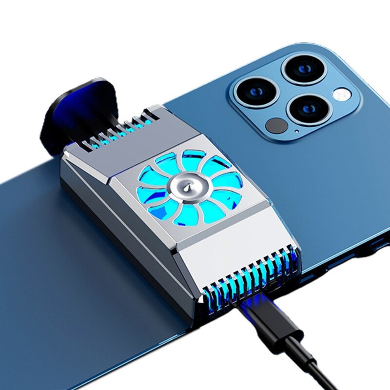 Cooler Portable Adjustable Game Phone Fan Cooler for Smart Phone Dissipate Heat G6DD