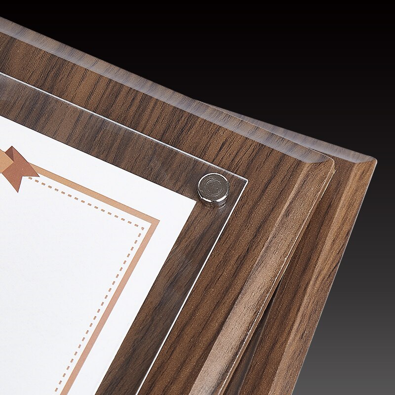 Photo Frame Wooden Certificate Stand Classic Photo Frame Wall Mount A3 A4 A5 Certificate Stand