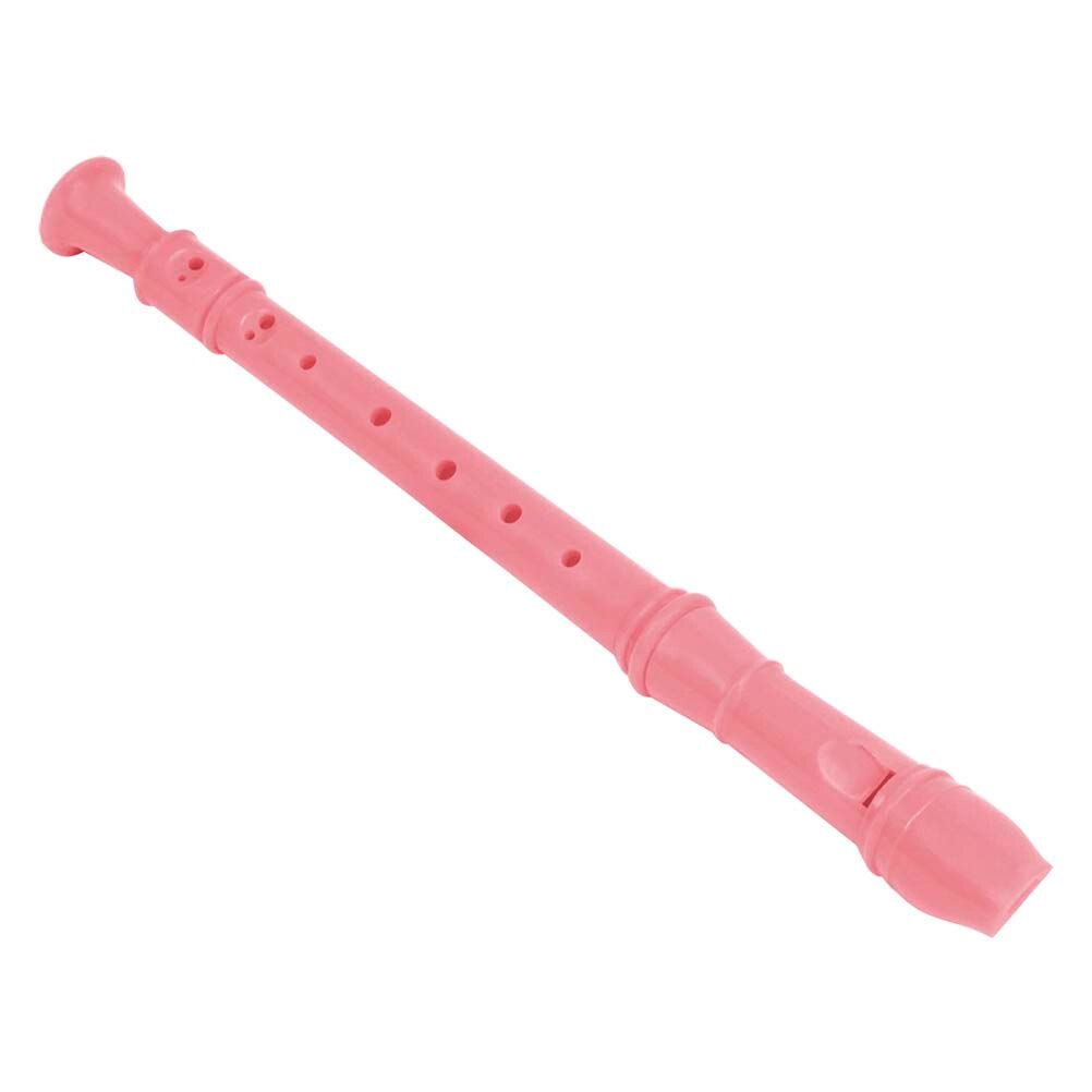 ABS Descant Recorder Fluit Beginner Niet giftig Kinderen Muziek Wind Instrumenten (Blauw & Roze): Pink