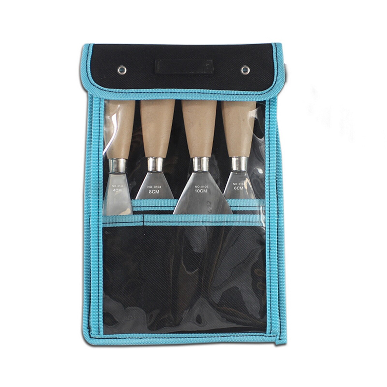 4PCS Putty Knife Construction Tools Stainless Steel 4/6/8/10 Inch Putty Knives Plaster Trowel Spatula for Stretch Hand Tool Sets