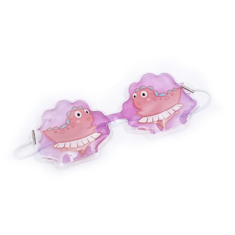 1PC kalt Kühlung Gel Auge Maske entspannend Eis Pack Goggle Augen Startseite Schutz Schlafen: kleine Dinosaurier Seri