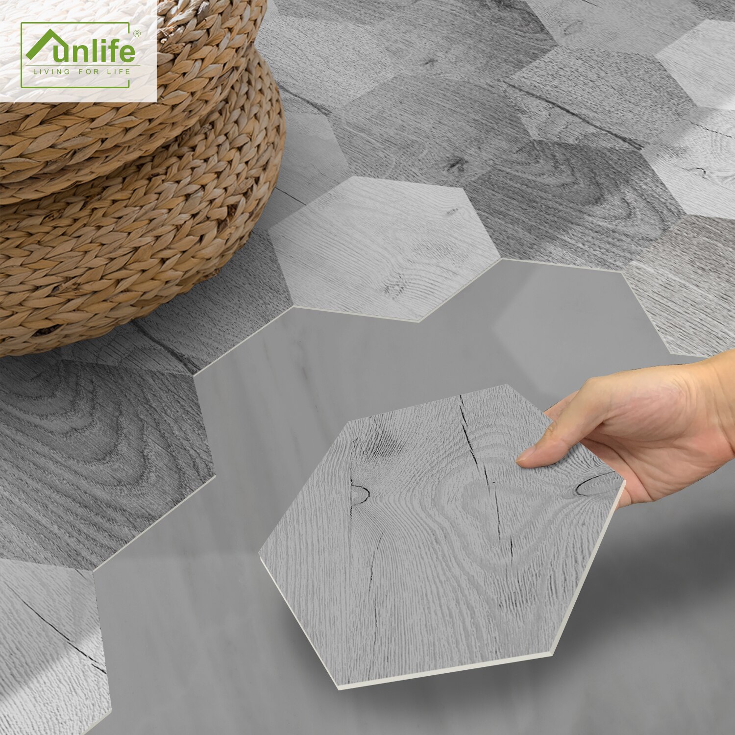 funlife-licht-hout-anti-slip-dikke-hexagon-floor-s-vicedeal