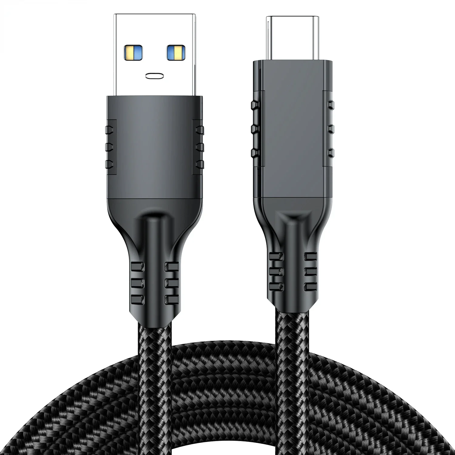 Cabo de dados tipo C para disco rígido, cabos de carregamento rápido USB-C, cabo trançado, Carplay, HDD, carregador de carro, USB 3.2, 10GBPS, 3A, 60W