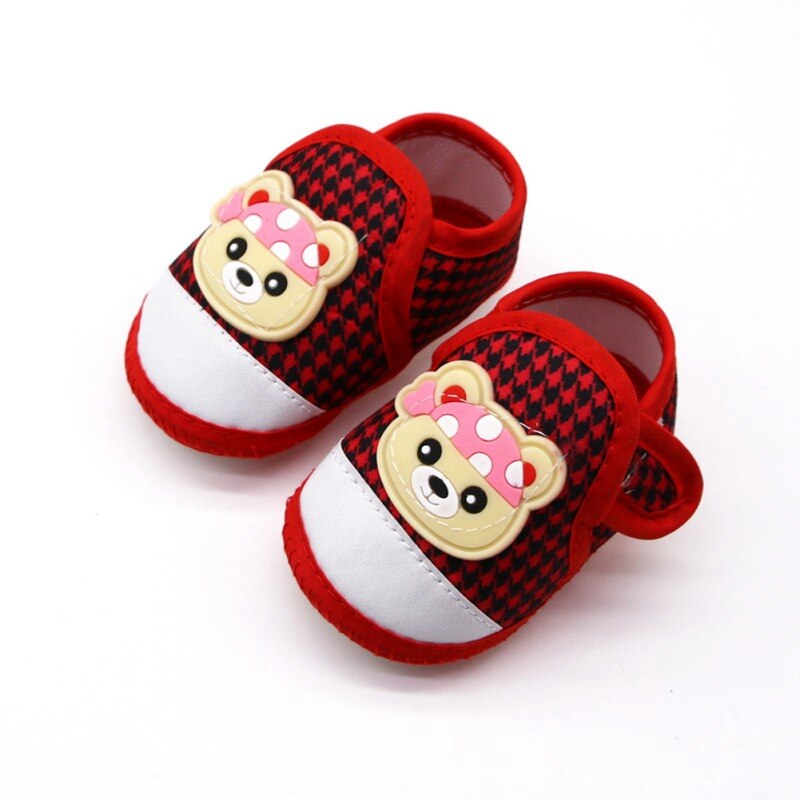 Toddler Baby Boy Girl First Walkers Cartoon Pattern Anti-Slip Shoes Baby Girl Sandals Casual Soft Soled Walking Shoe: 1 / 13-18 Months