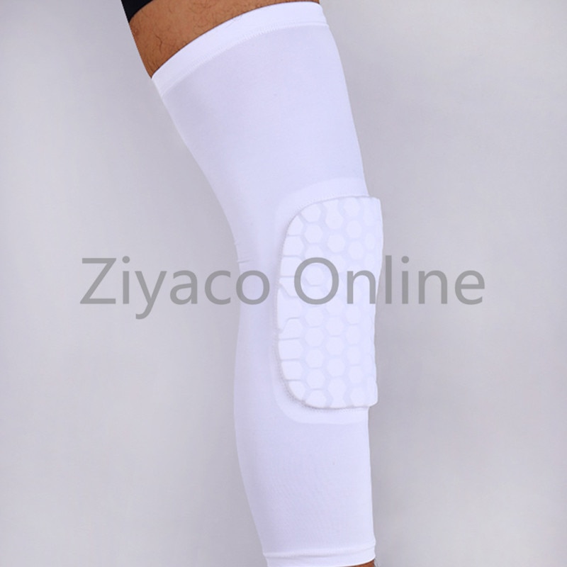 Rodillera deportiva para baloncesto, rodillera de soporte para piernas, con cinta protectora,