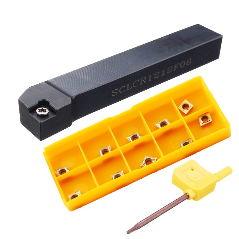 Sclcr 0808F06 1010H06 1212H06 1212H09 CCMT060204 CCMT060208 CCMT09T304 CCMT09T308 Carbide Cnc Draaibank Draaien Tool Sets