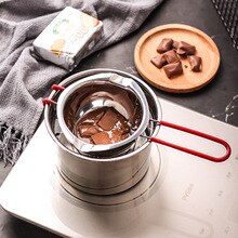 Olla de acero inoxidable para fundir Chocolate y queso, con mango antiquemaduras mejorado, doble caldera, ollas de cocina
