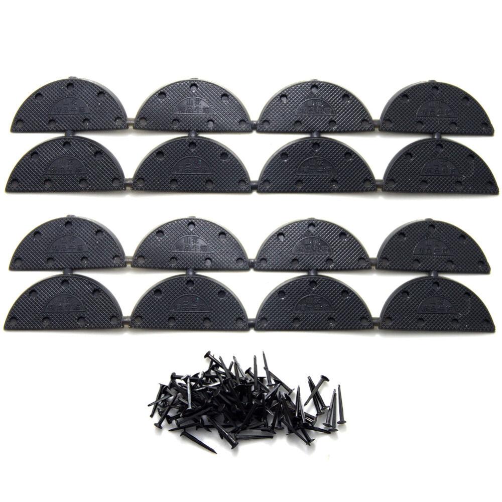 Mannen Schoenen Silent Rubber Schoen Gedeeltelijke Rubberen Hak Vervanging Protector 8Pcs