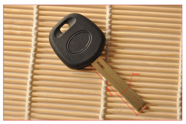 Transponder sleutel Shell Case Voor Toyota Met Toy48 Lange Blade Fob Klep 10 Stks/partij