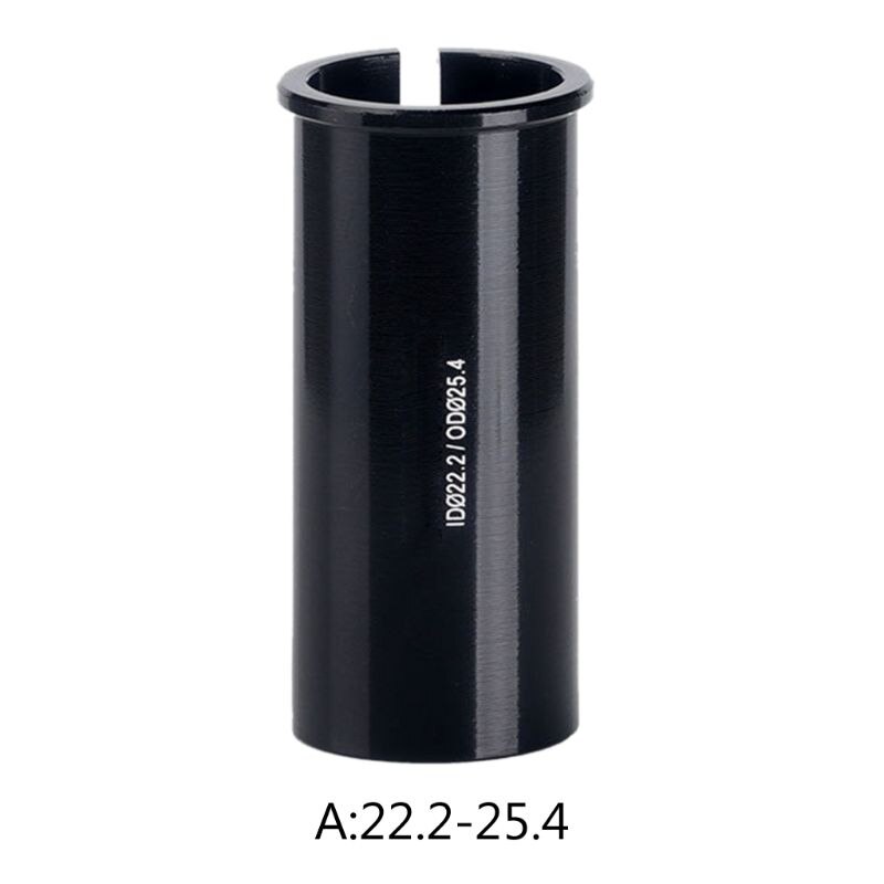 Aluminum Alloy Bicycle Seatpost Sleeve Convert Seat Post Tube Conversion Adapter 22.2/25.4/27.2/28.6/31.6mm: A