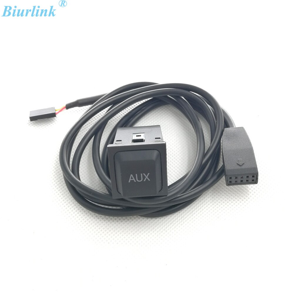 Biurlink Auto Business Cd-wisselaar AUX Input Adapter Kit Voor BMW E46 10Pin Socket