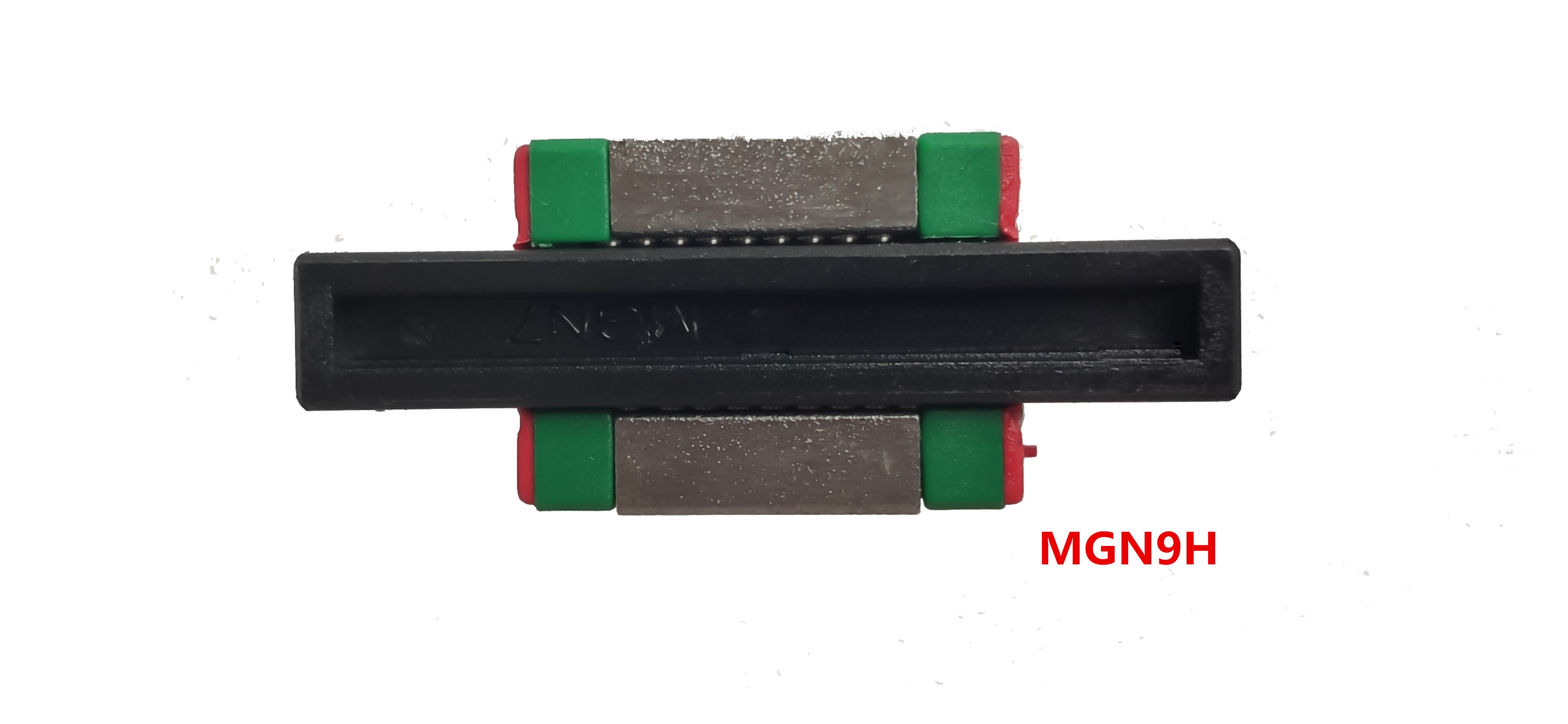 Miniature Linear Guide Standard Square Slider Slide Rail Linear Rail Bearing MGN9C/MGN9H Slider, Stainless Steel Wide Type: Orange