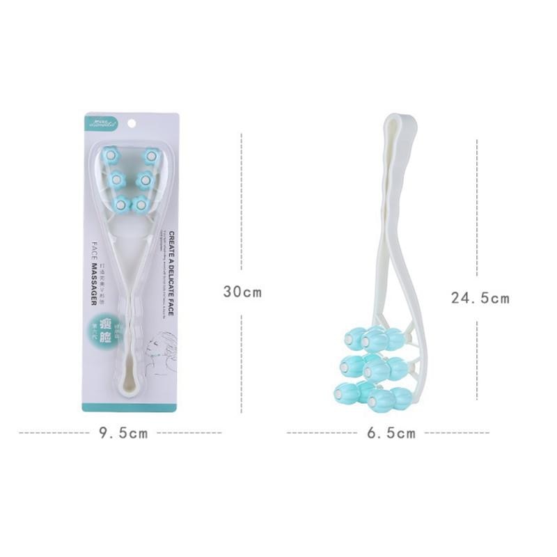 Face Lift Up Slimming Flower Shape Anti Wrinkle Improve Relaxation Facial Massager Rollers Manual Portable Cosmetic Makeup Tools