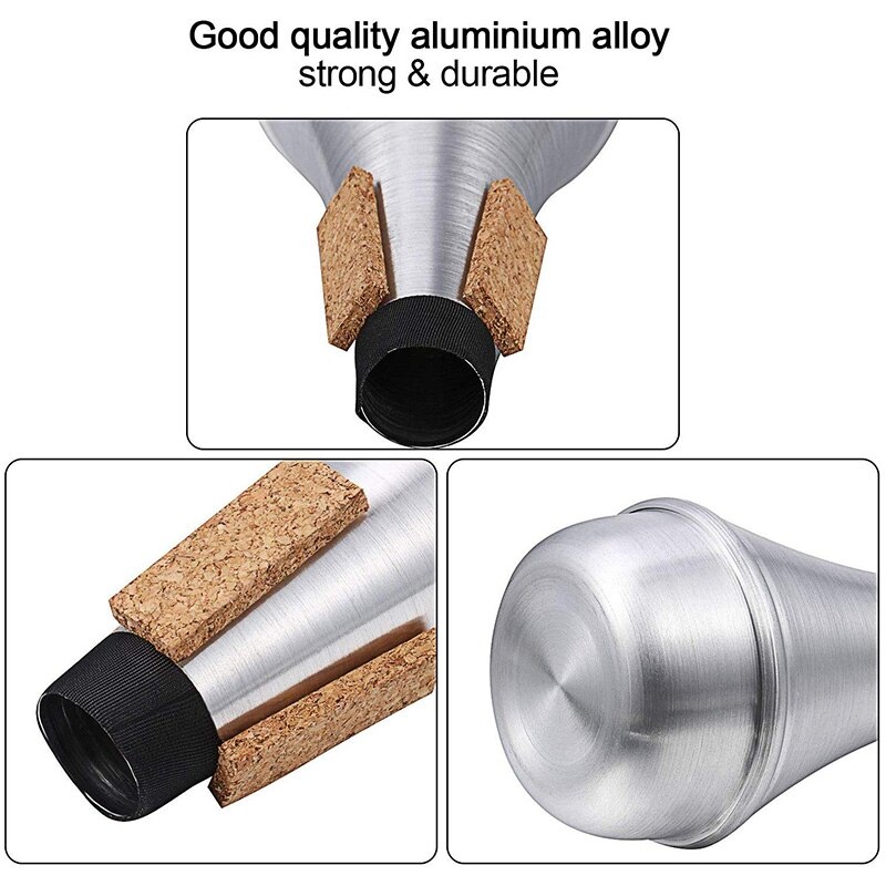 2 Packs Praktijk Trompet Mute Trompet Onderdelen Accessoires Praktijk Mute Trompet