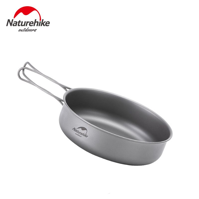 Naturehike Titan Pfanne Schüssel Platte mit Klapp Griff Ultra-licht draussen Camping Picknick Geschirr Geschirr