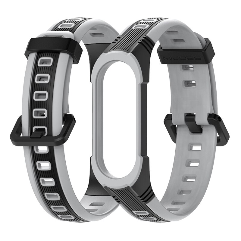 Pulsera para Miband 8 7 6 5 WatchBand para Xiaomi Mi Band 7 5 4 3 pulsera de silicona para Miband 6 7 pulsera NFC Global Band: XS / Azul cielo