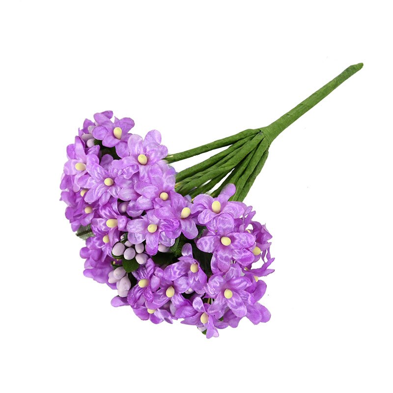 Ramo de margaritas artificiales para decoración de fiestas, ramo de flores de seda pequeña para boda, corona de bricolaje para el hogar, caja de , suministros de álbum de recortes, 12/36 piezas