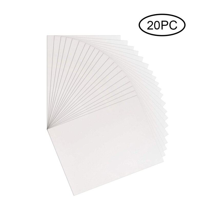 PVC Puzzle Saver Peel Protective Film Large Clear Puzzle Glue Sheets Transparent Adhesive Backing Puzzle Protective Film Sheets: 20