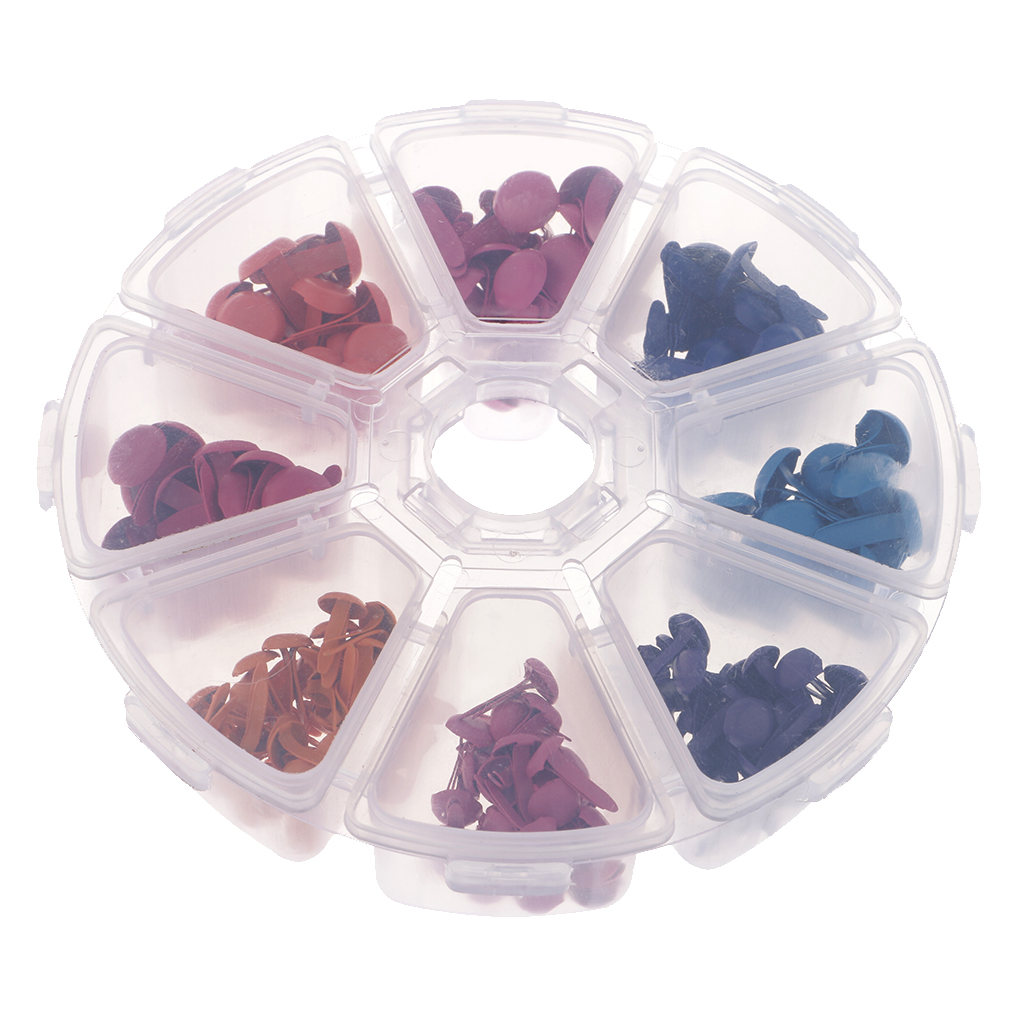 200pcs Mixed Brads Split Pins Paper Fasteners Scrapbooking Decor Card Making