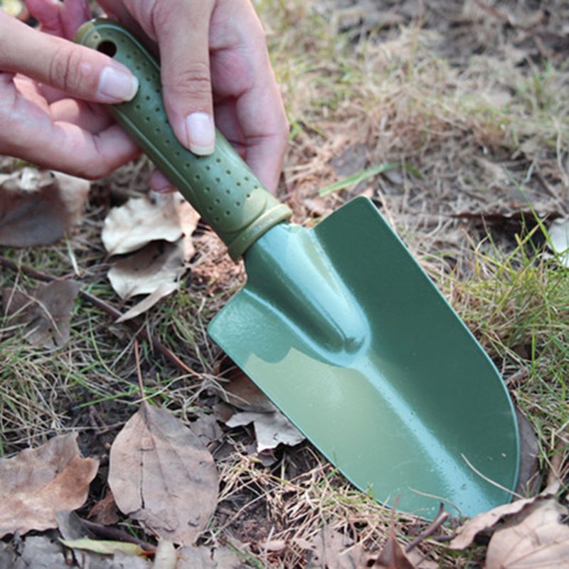 3Pcs Spade Fork Shovel Rake Harrow Set Gardening Tools Potted Plants Maintenance Suit Anti Slip Handle