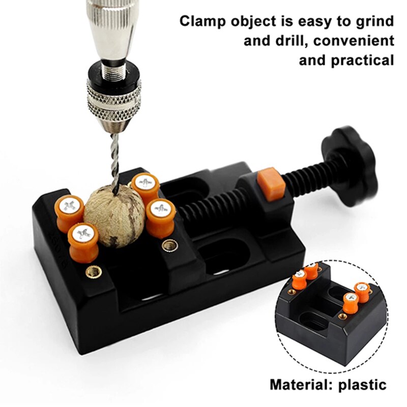 Mini Bench Vice Muliti-Funcational Table Vice Carving Bench Clamp Drill Press Flat Vice Portable BDF99
