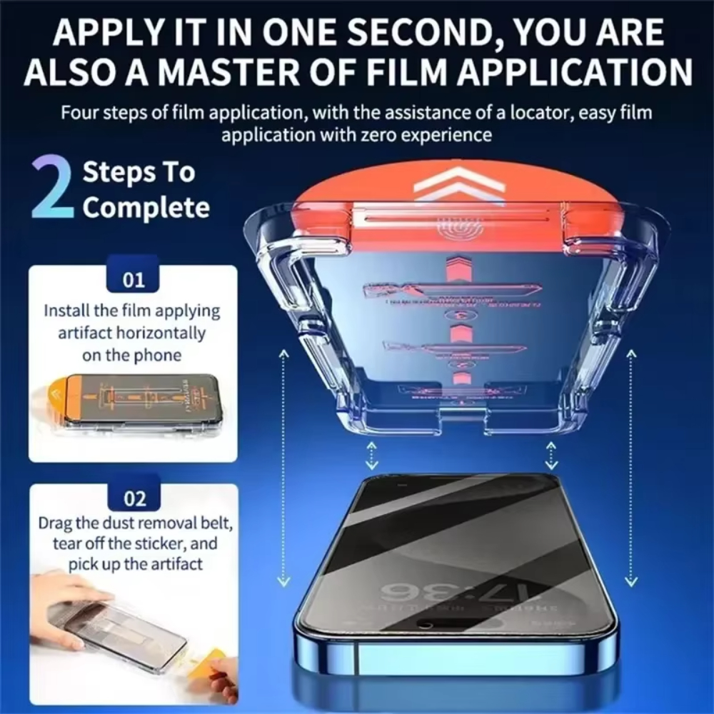 3-2Stck Oleophobe Beschichtung Privatsphäbetreffend Displayschutzfolien Für iPhone 17 Profi Luft 16 15 11 13 12 14 Profi Max Plus Anti Spion Gehärtetes Glas