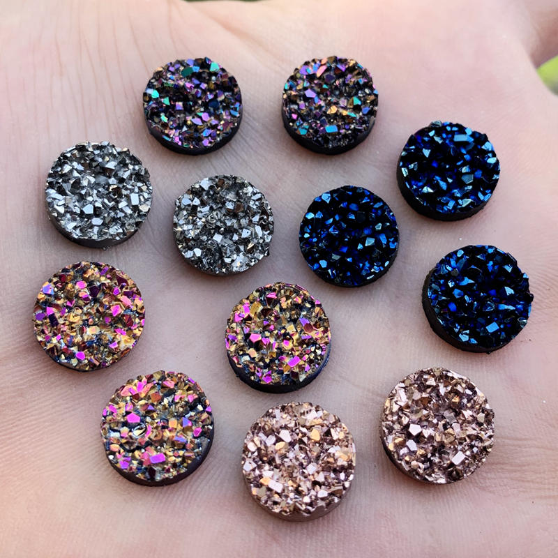 Grote ronde acryl kralen 15mm bruin (per stuk) | FRIS! Kralen en Sieraden