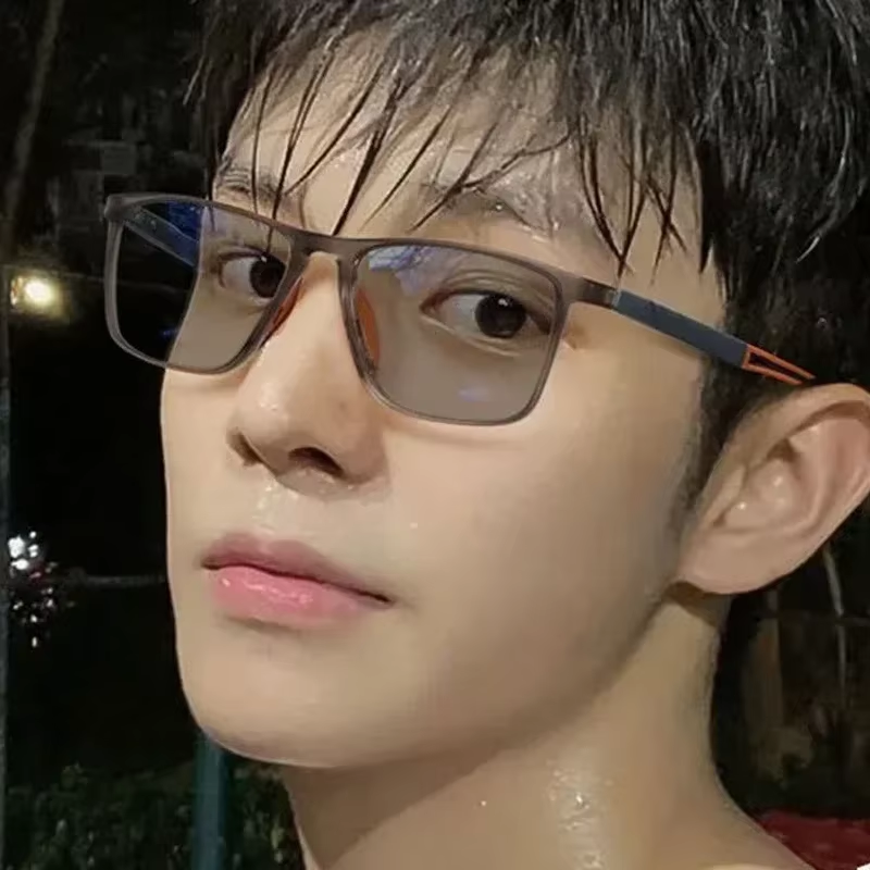 Męskie ultralekkie okulary fotochromowe TR90 ramka okulary dla osób z krótkowzrocznością kobiety mężczyzna Vintage okulary przeciwsłoneczne zmieniające kolor okulary od 0 do -4,0