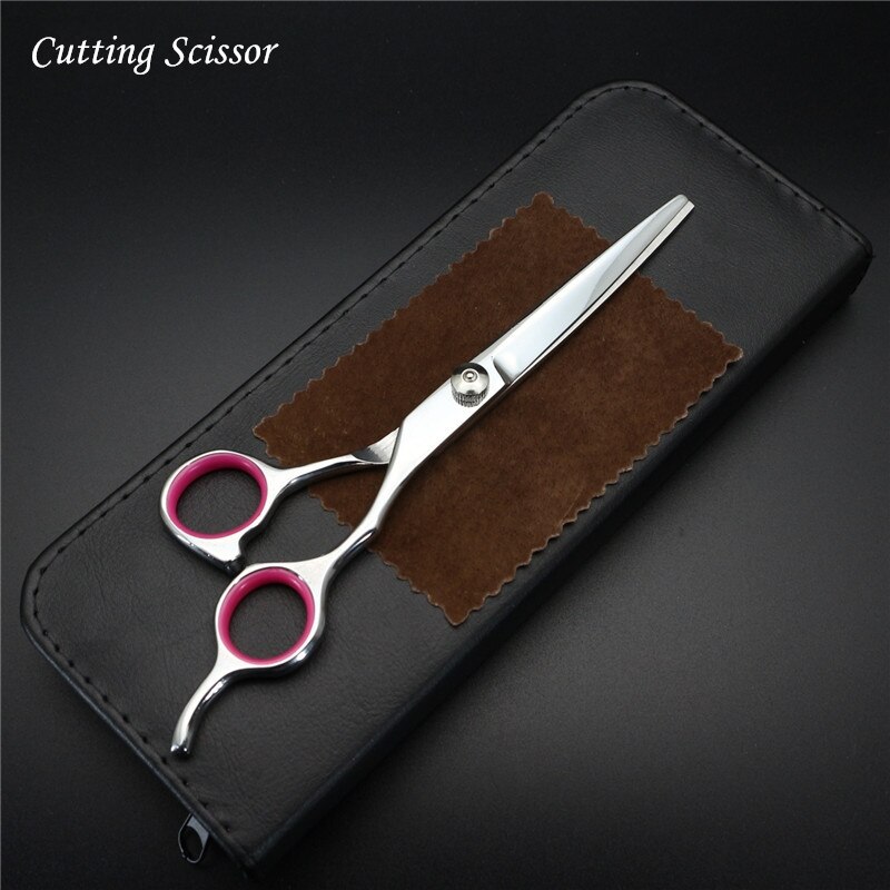 7.0 inch Pet Grooming Scissors Set Straight Curved Shears Cat Dog Cutting Thinning Tesoura for Groomer: Cutting Scissor
