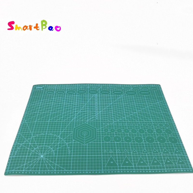 A2 Double Faced Cutting Plate Double Sided Flexible Fabric Rotary Cuttign Mat White Core Layer 60x45cm: Default Title