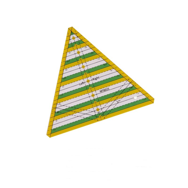 DIY Sewing Square Patchwork Ruler Tool Transparent Acrylic Ruler Clothing Grading Ruler Triangle Ruler Sewing Drawing Yardsticks: Colorful