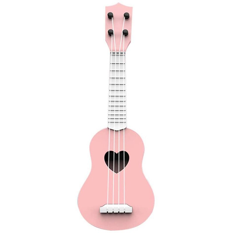 Ukulele Toy Ukulele for Beginners Ukulele Guitar for Kids Educational Musical Instrument Toy Mini Cute Ukulele: Pink