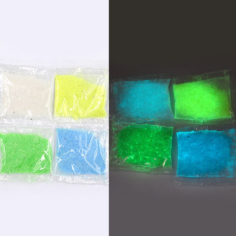 1bag Luminous Aquarium Sand Glow In The Dark Sand Ornament Decorative Sand Fish Tank Decoration Stone Sands Pink Gold Blue