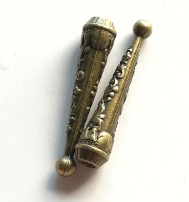 Réparation de cravate Bolo, pointe bolo, remplacement de la boucle de réglage en métal: antique brass 1pair