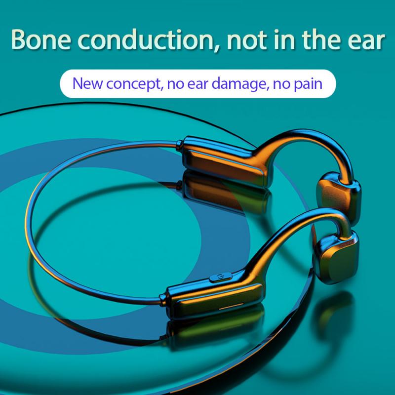 Bone Conduction Headphones - Bluetooth 5.1 Wireless Sport Earbuds - 10-15M Range - 5-6 Hrs Talk Time