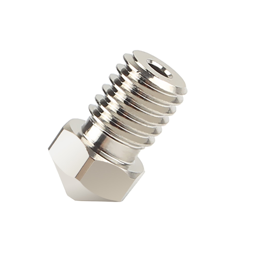 Fysetc 5Pcs E3D Nikkel Plating Koperen Mondstuk Duurzaam Non-stick Hoge Prestaties Voor 3D Printers Hotend Draad Voor e3D V6 Hotend