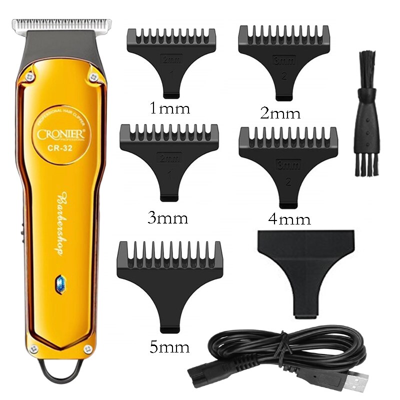 Professionele Tondeuse Elektrische Tondeuse Baard Trimer Voor Mannen Elektrische Kapper Oplaadbare Haar Snijmachine