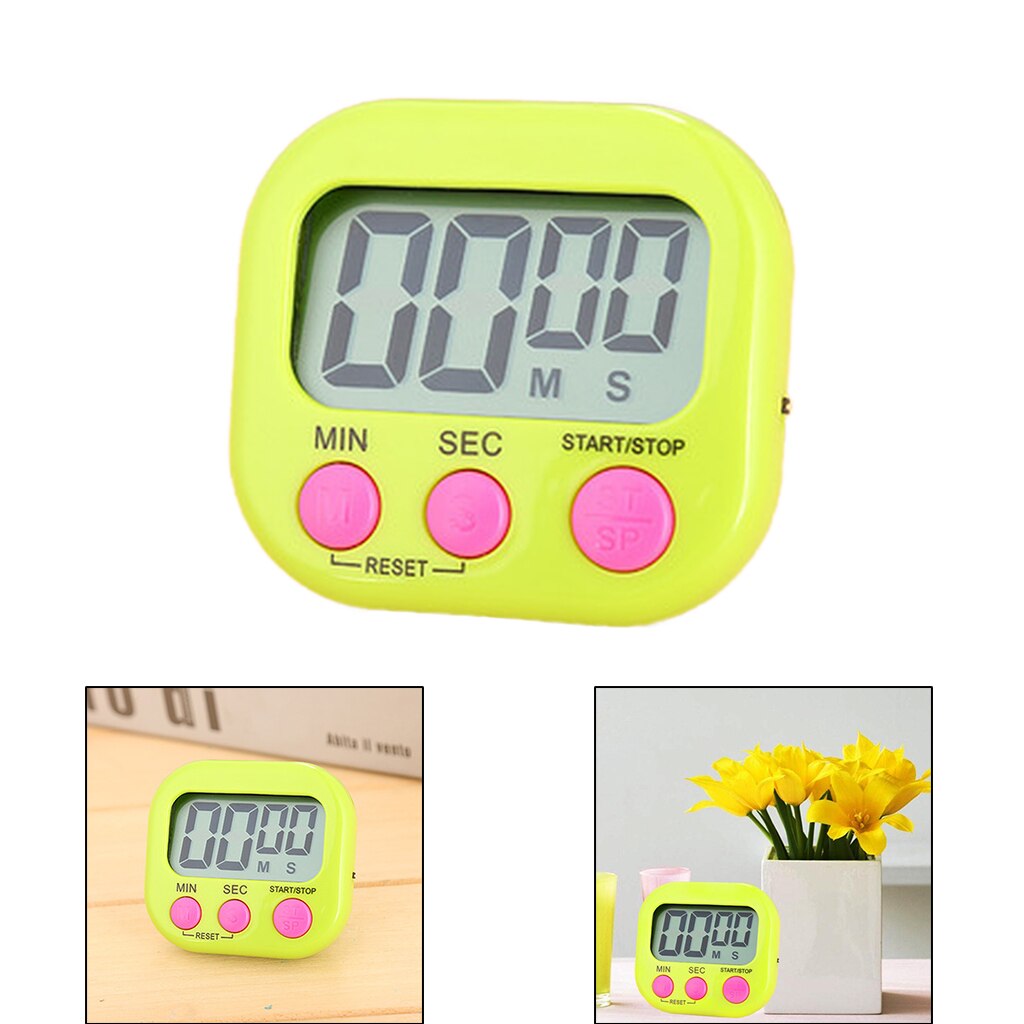 Digital Kitchen Timer Count Up Clear Big Digits for Cooking Sports