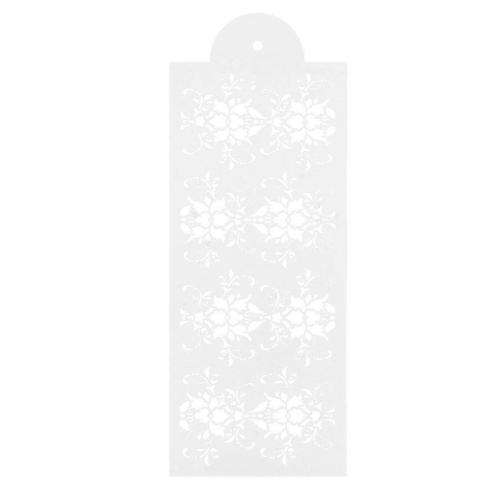 Cake Stencils Floral Cake Drawing Painting Hollow Lace Cookie Chocolate Fondant Dessert Cake Templates Side Baking Mesh Stencils: 08
