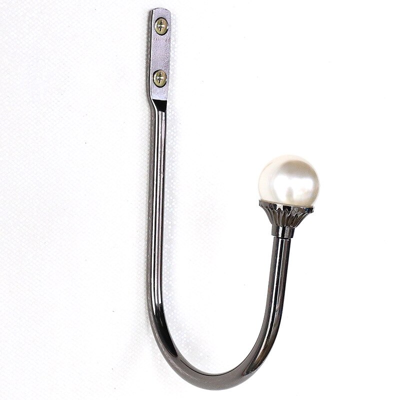 Ganchos en forma de U de Metal para cajón de armario, colgador de pared, hebilla, Clip de cortina rústica, soporte de pared, 2 uds.: color 02