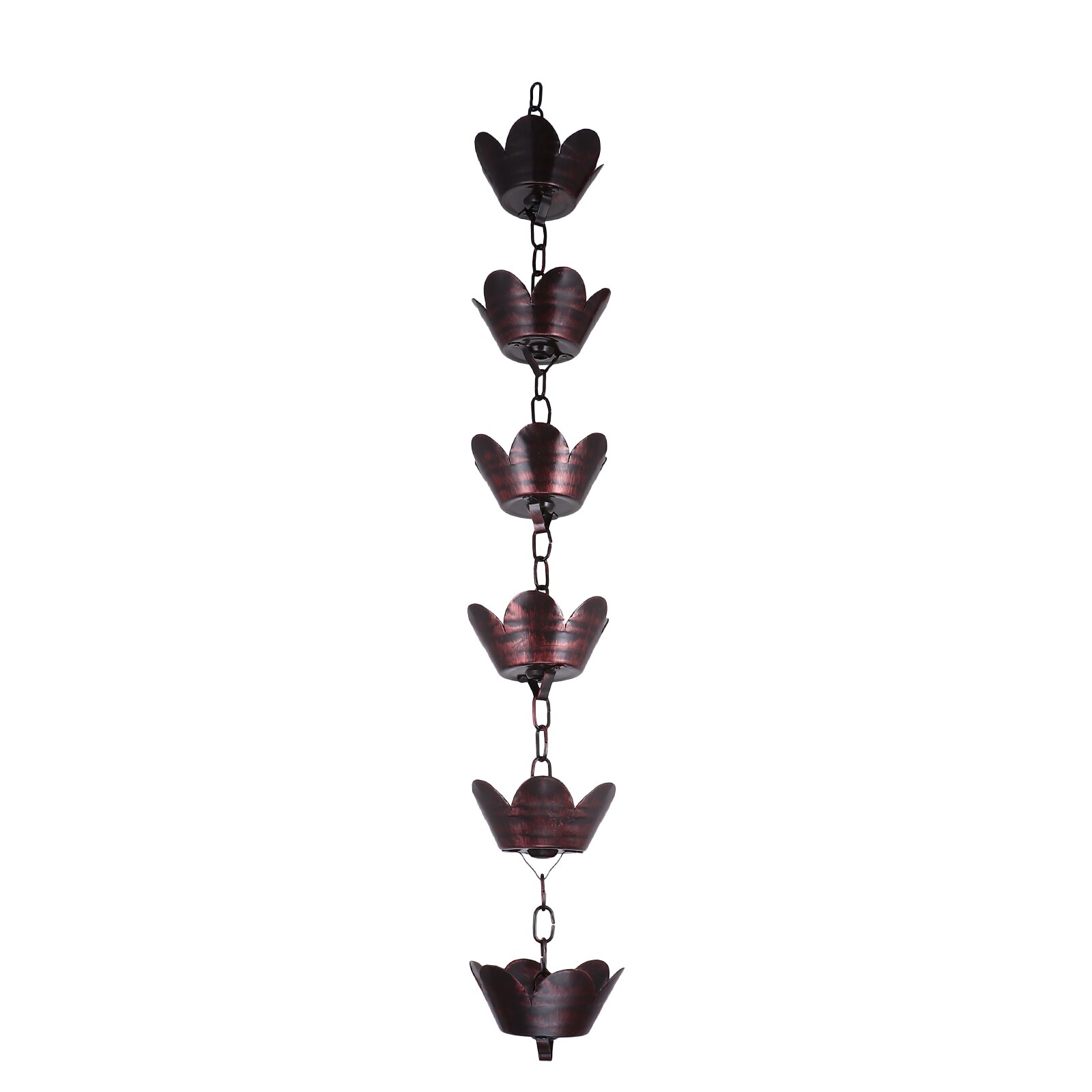 Chaîne De Pluie Oiseaux 2,4 M – Décoration Gouttière Fer Bronze, Carillon Apaisant Jardin & Terrasse